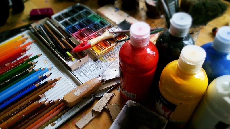 Upcycled paintings